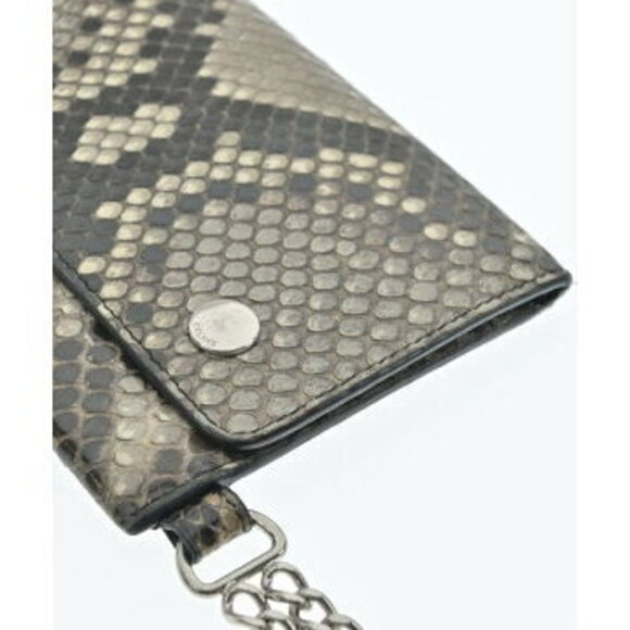 Celine Wallet Coin Wallet Gray Python - Picture 6 of 6